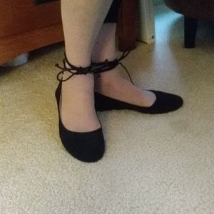 Garnet Hill suede leather shoes